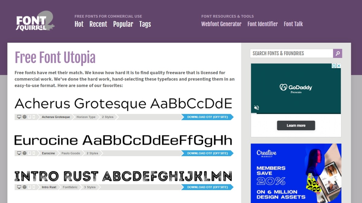 Font Squirrel