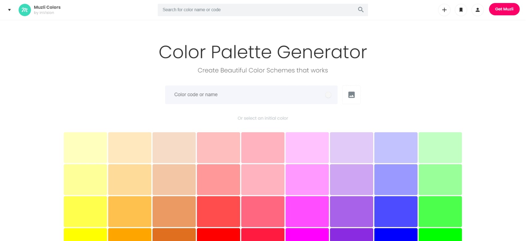 Muzli Colors