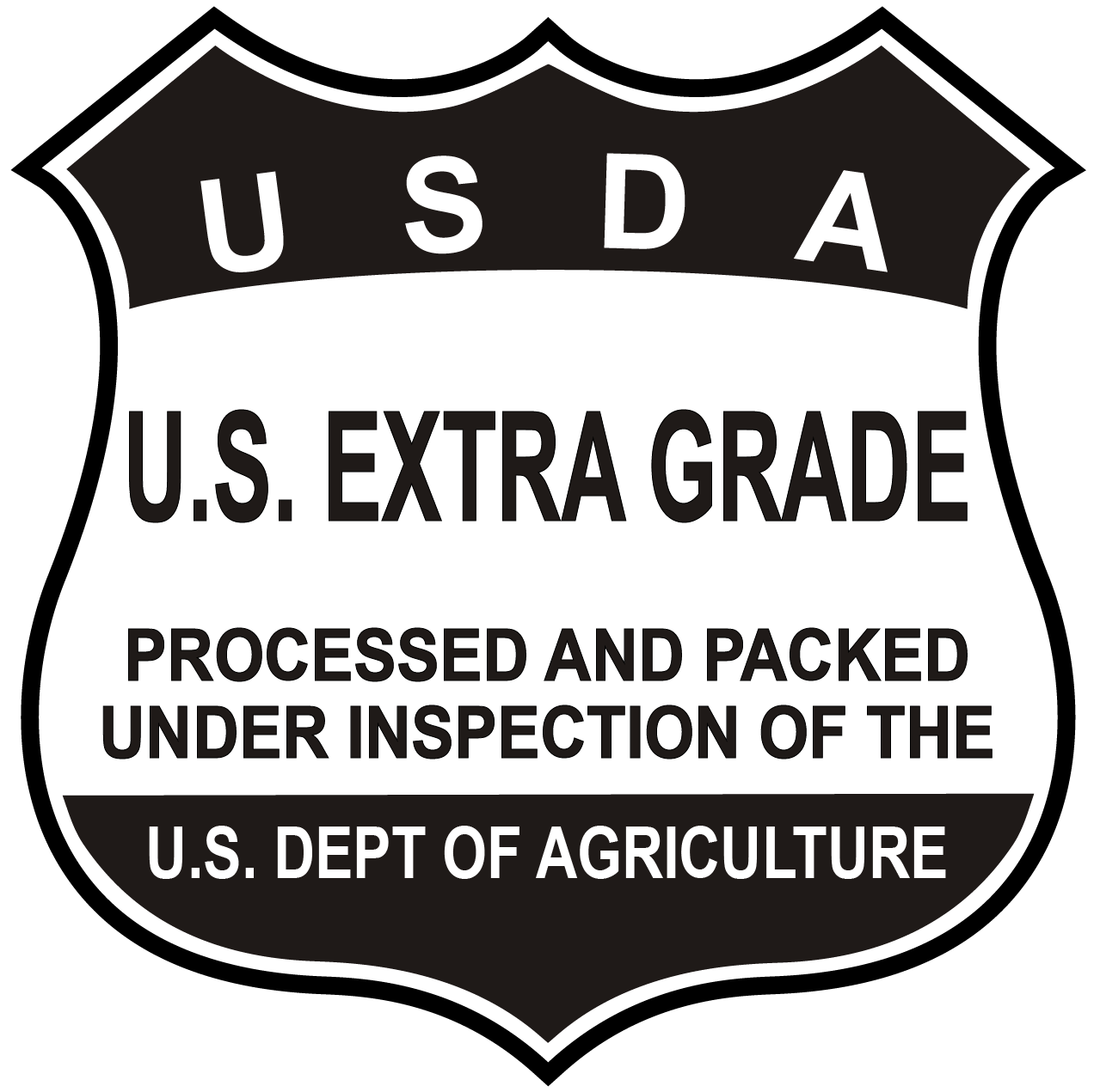 USDA Grade Shields Export certification marks by USDA