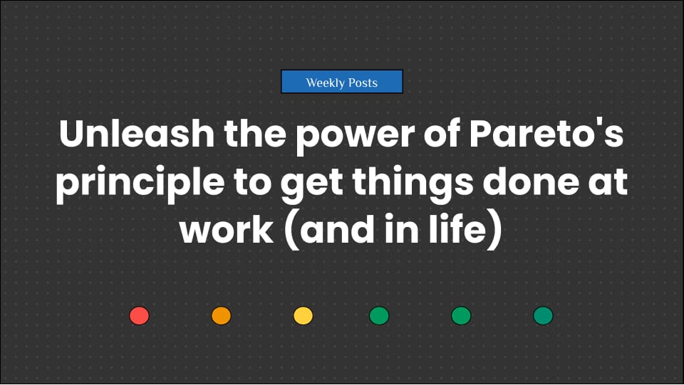 Pareto's-principle