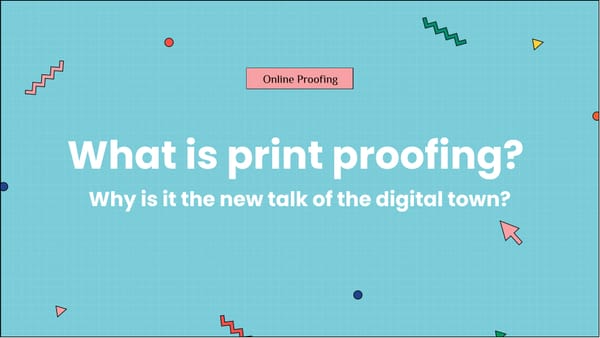 What is print proofing_
