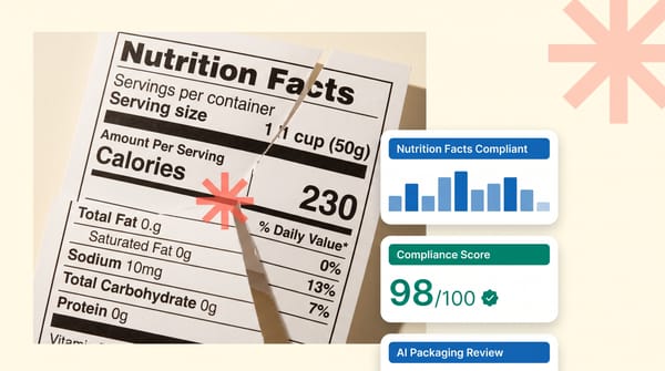 Nutrition Facts panel compliance: the 10 most common formatting errors on CPG labels