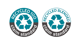 Recycled Claim Standard — label examples