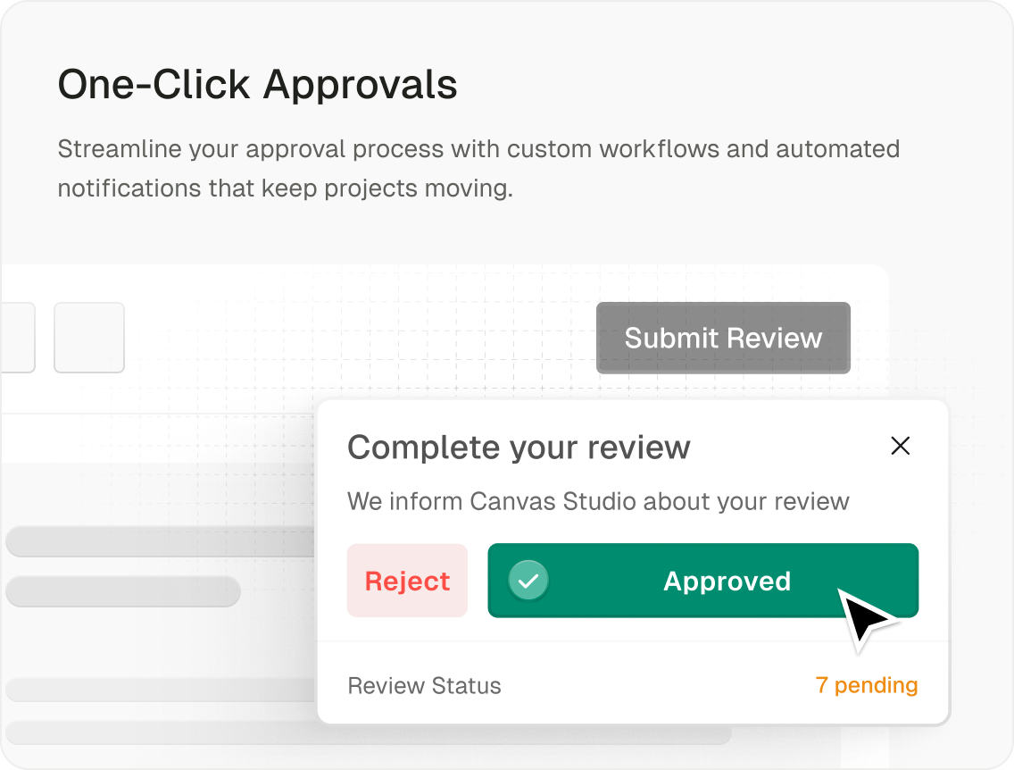 One-Click Approvals