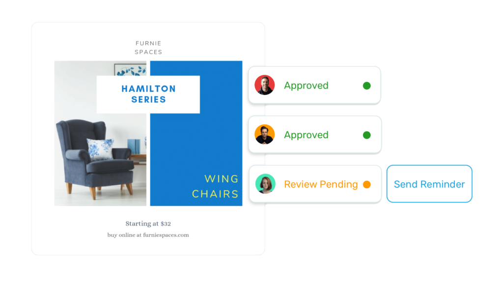 Get designs approved from clients at ease