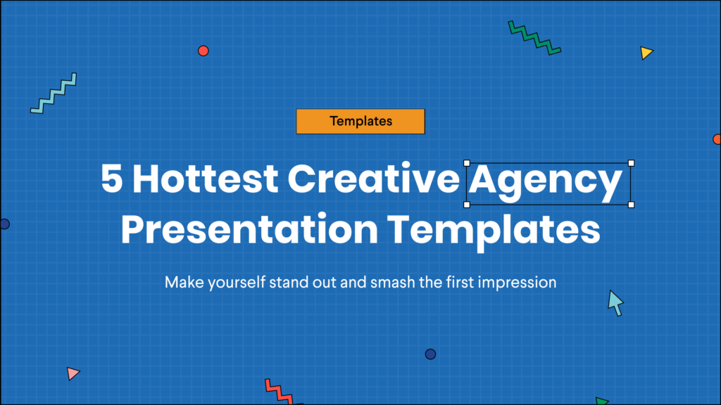 creative agency presentation template