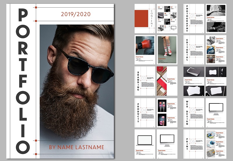 Portfolio layout by Dragan Grkic