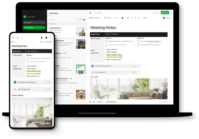 evernote remote tool for productive teams