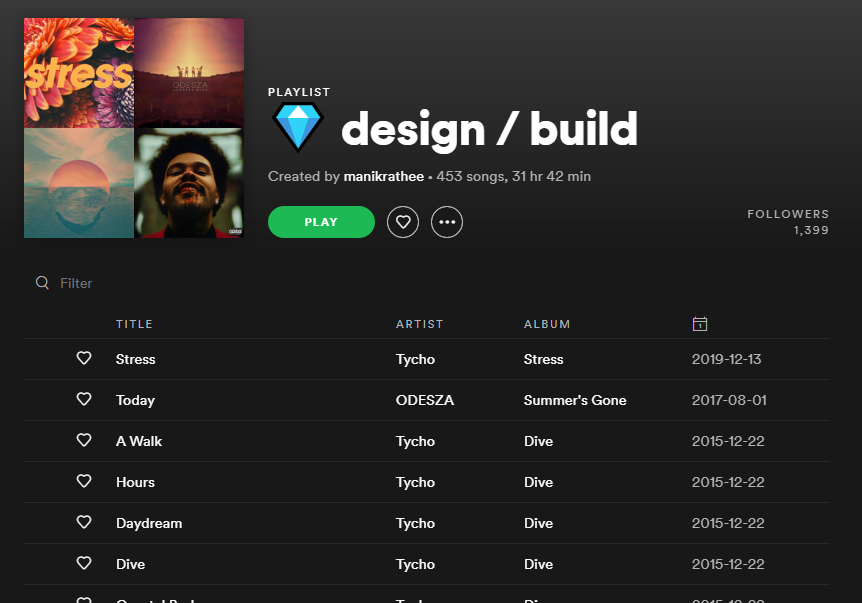 design-build-playlist