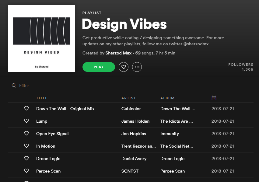 design-vibes-Spotify-playlists