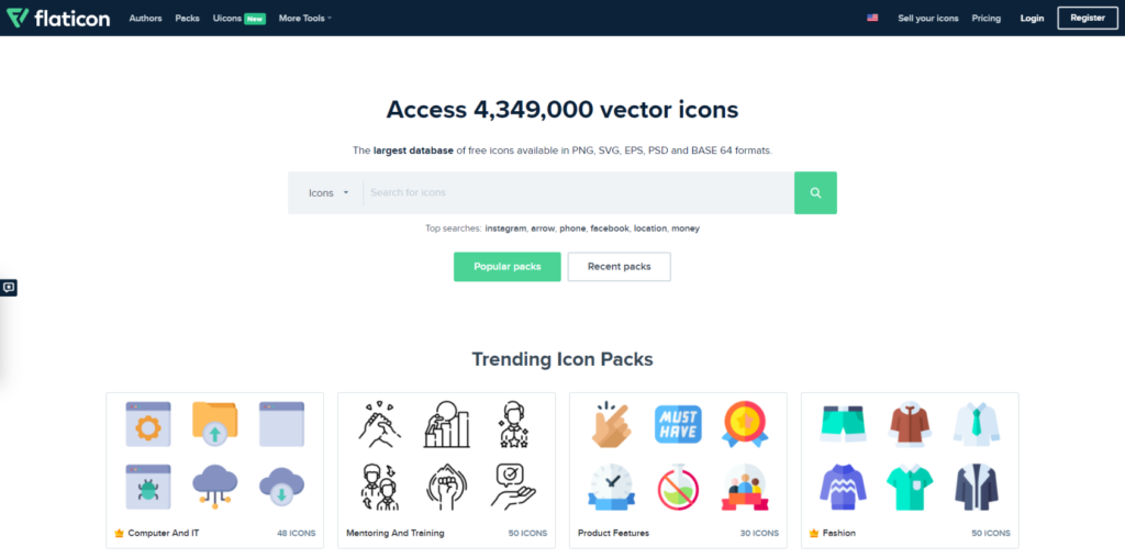 sites like flaticon