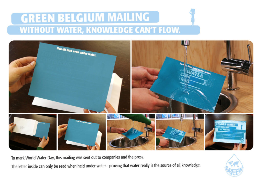 green-belgium-world-water-day-letter-direct-marketing