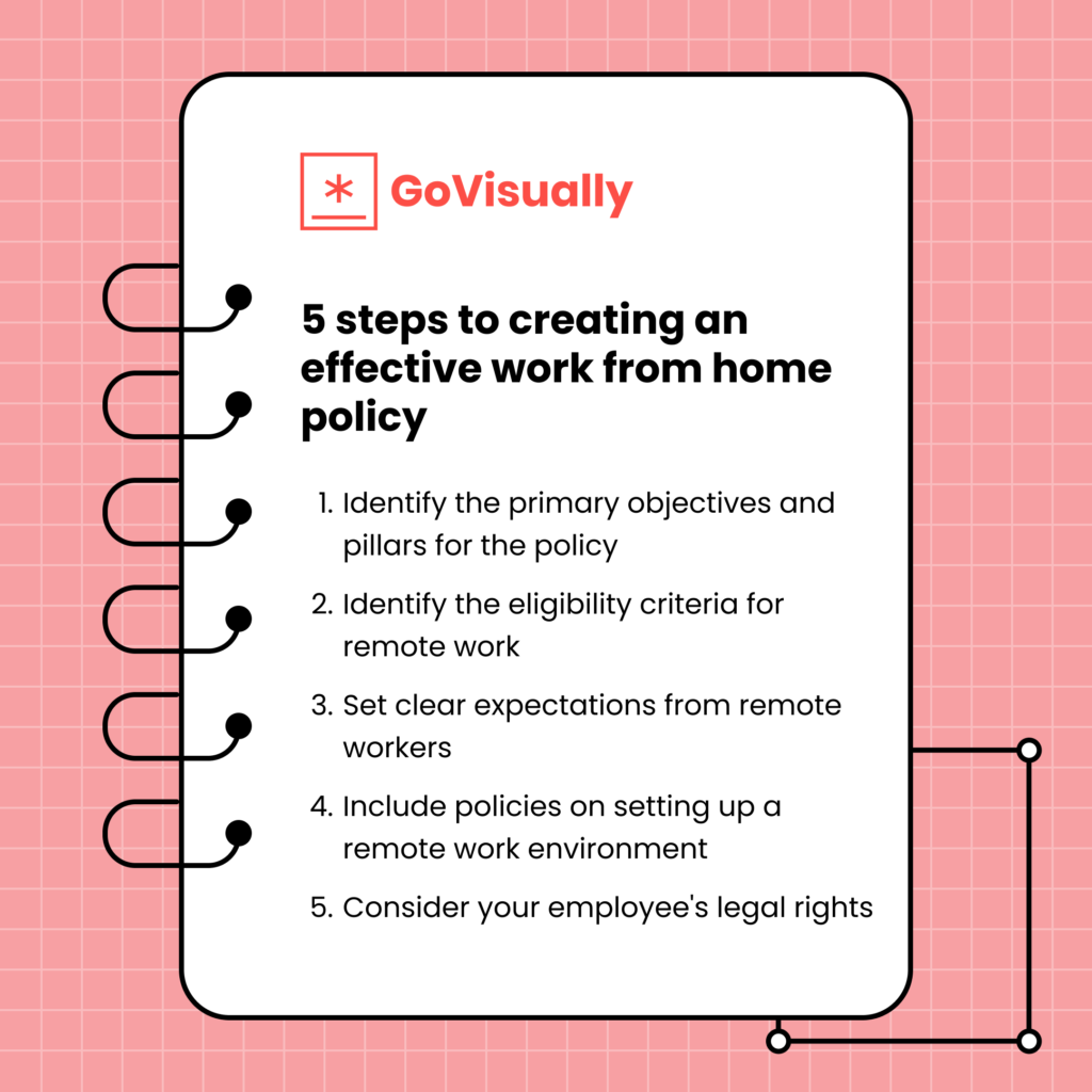 5 steps to creating an effective work from home policy