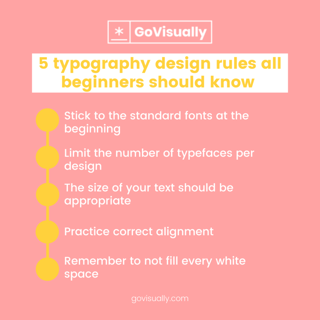 Graphic Design Typography Rules