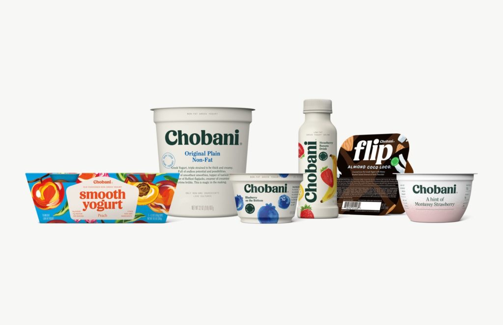 Chobani's visual identity