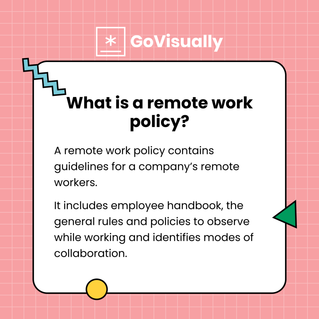 What is a remote work policy_