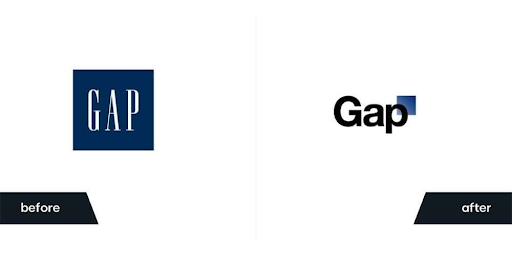 rebranding Gap's visual identity