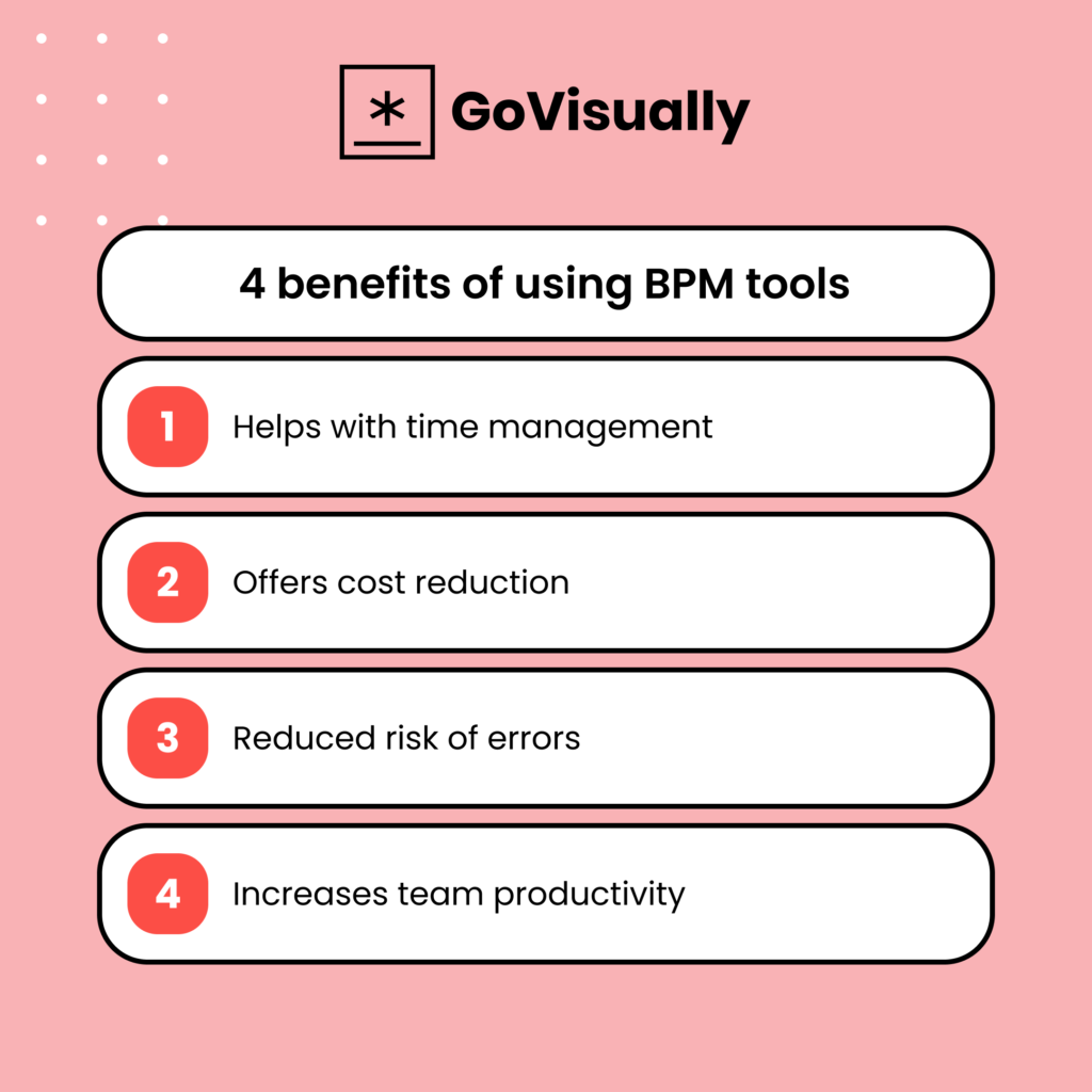 4 benefits of using BPM tools