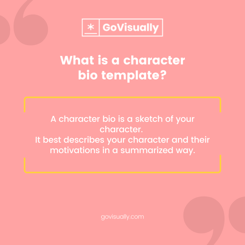 What-is-a-character-bio-template