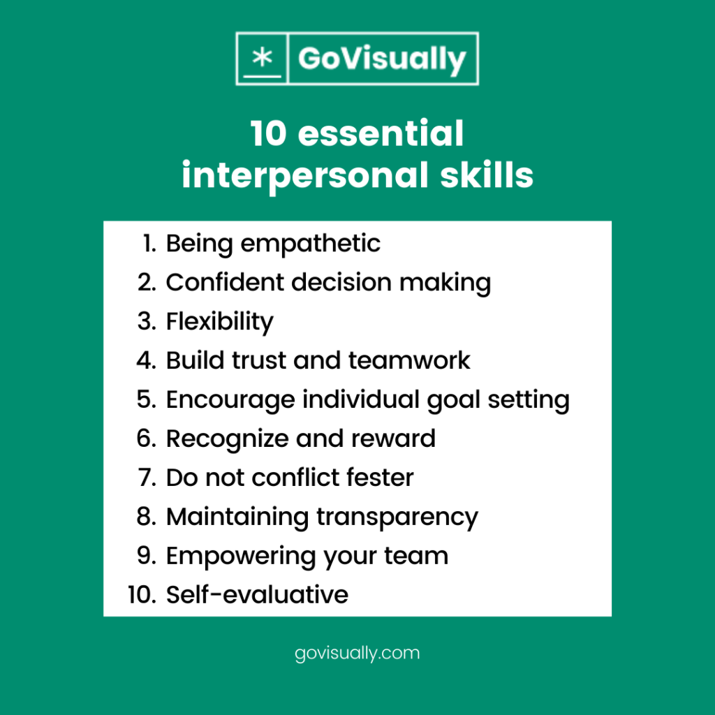 10 essential interpersonal skills
