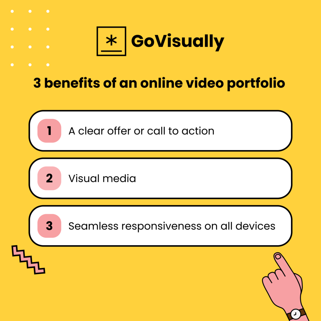 3 benefits of an online video portfolio