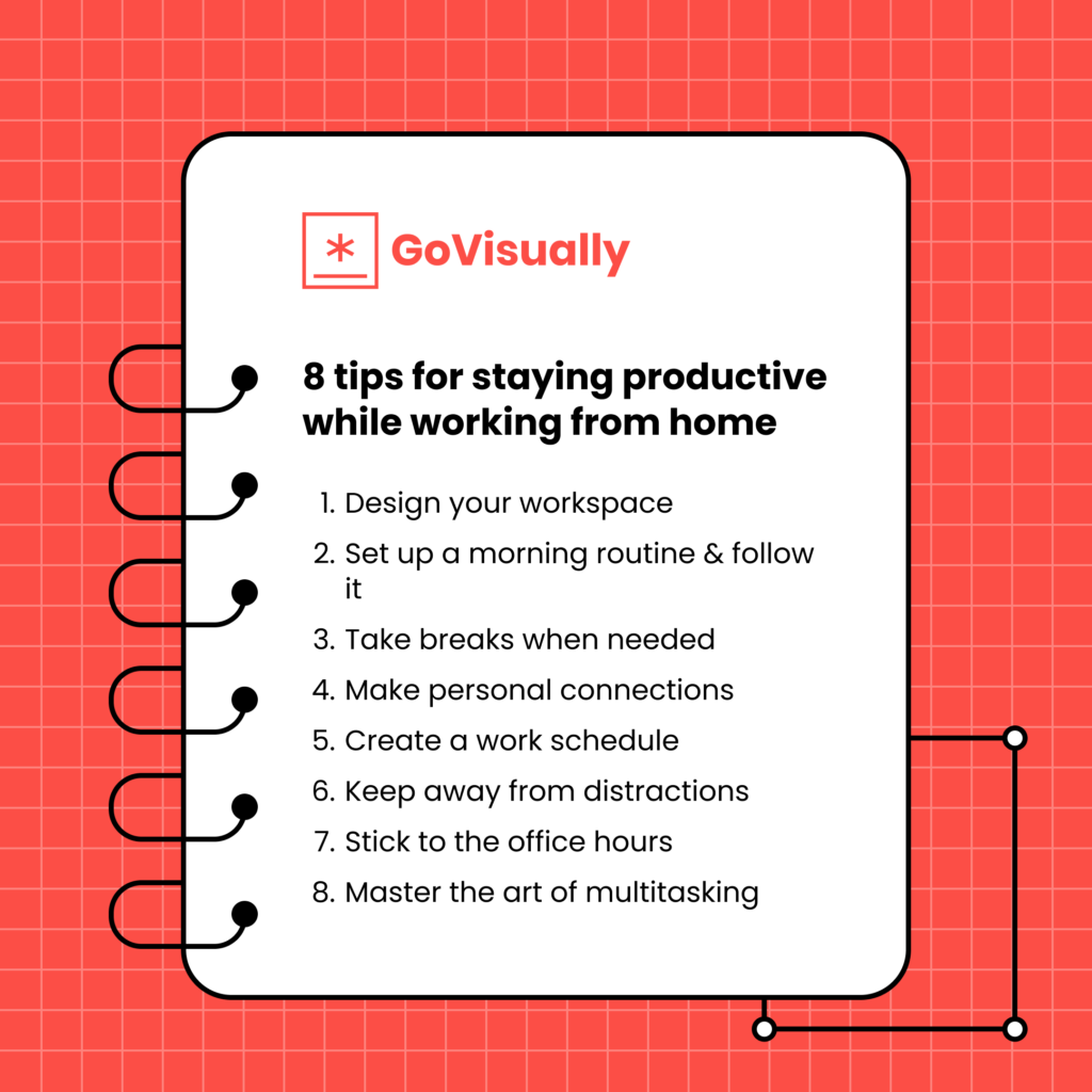 8 tips for staying productive while working from home