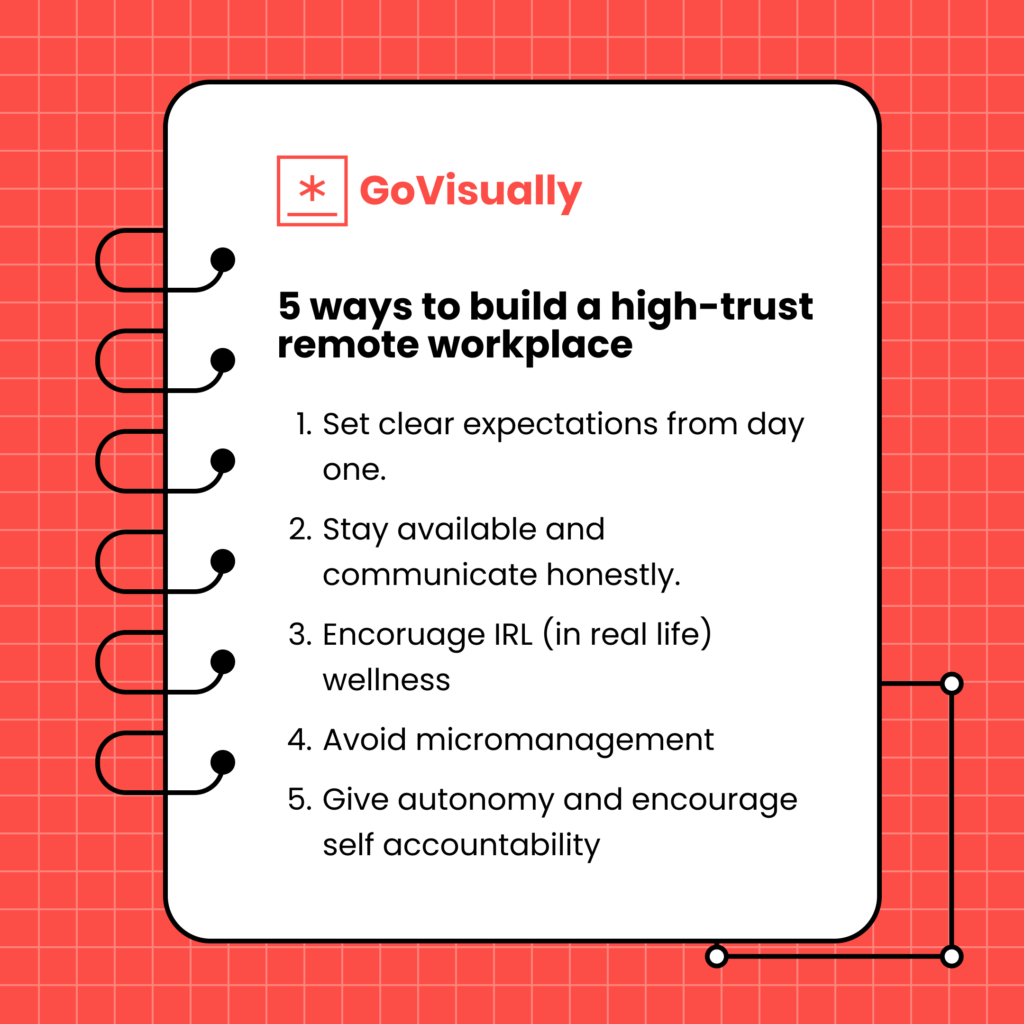 5 ways to build a high-trust remote workplace