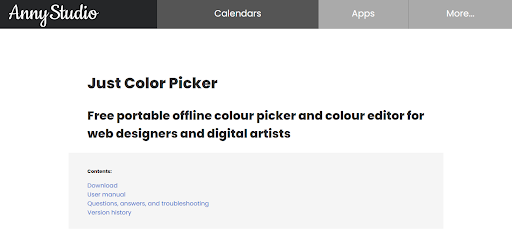 Just Color Picker - Download