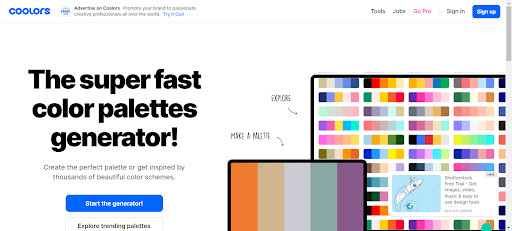 Coolors - The super fast color palettes generator!