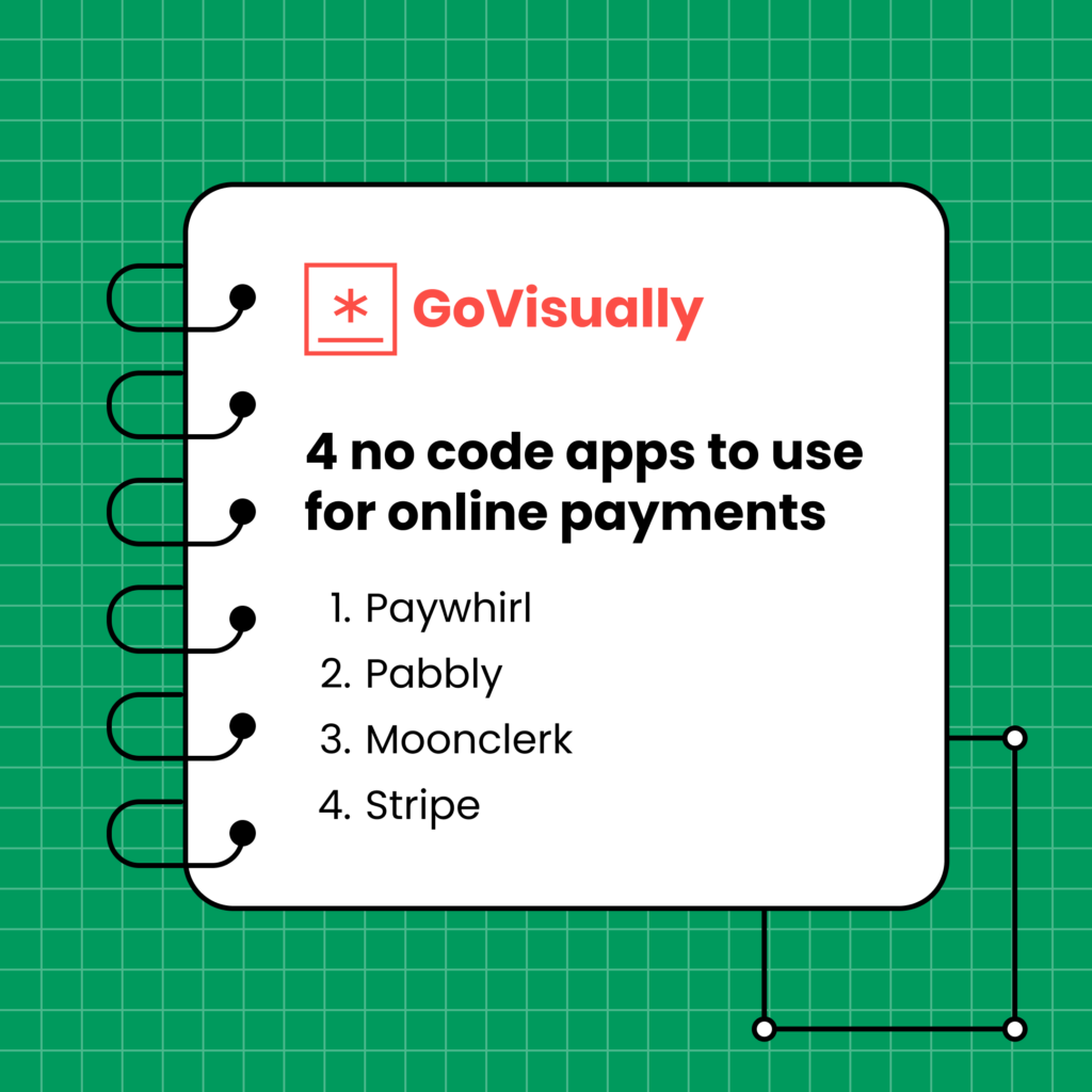 4 no code apps to use for online payments