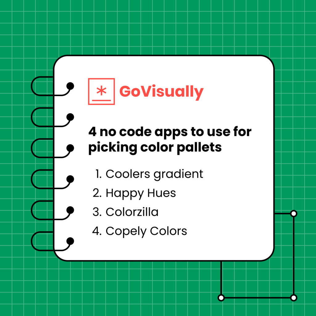 4 no code apps to use for picking color pallets