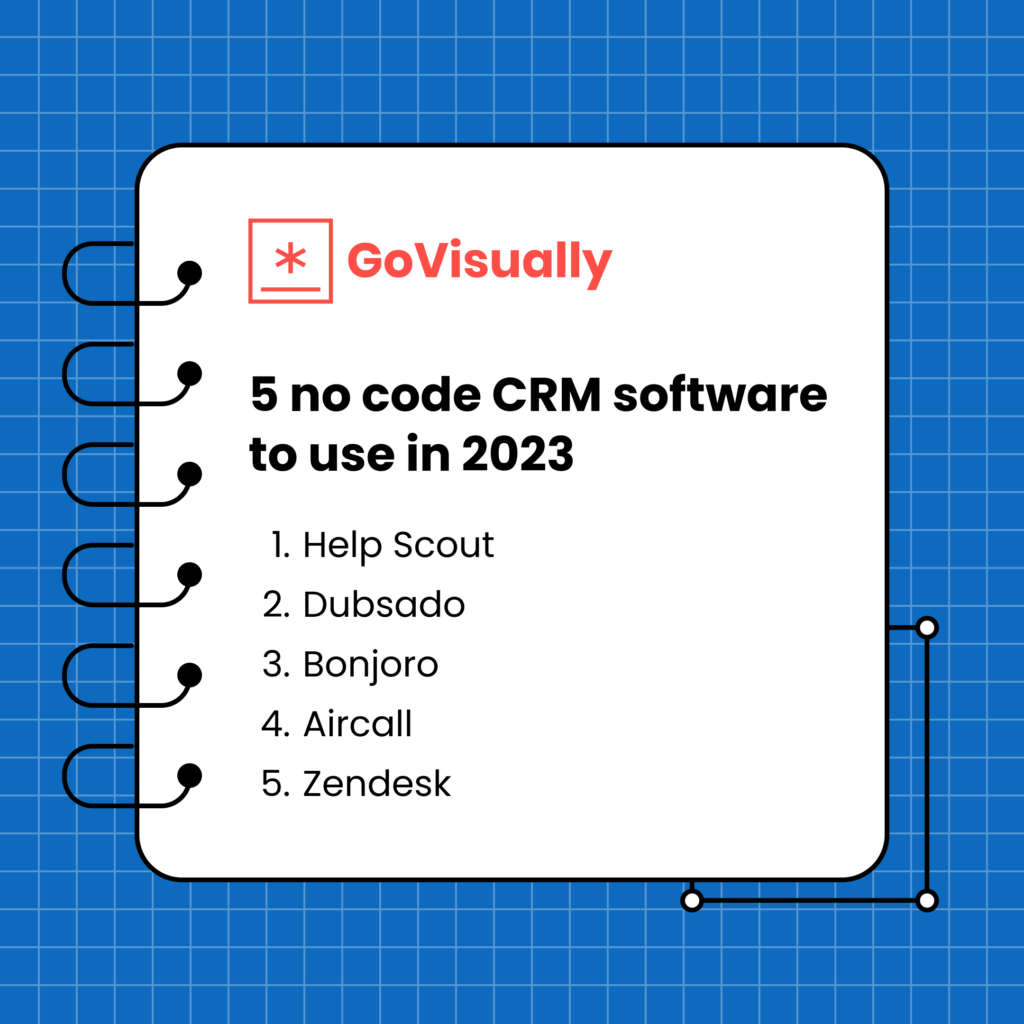 5 no code CRM software to use in 2023