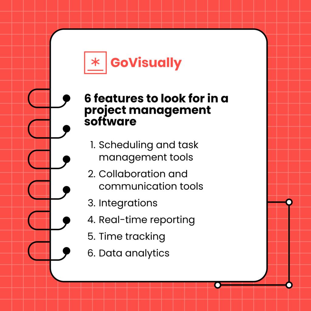 6 features to look for in a project management software