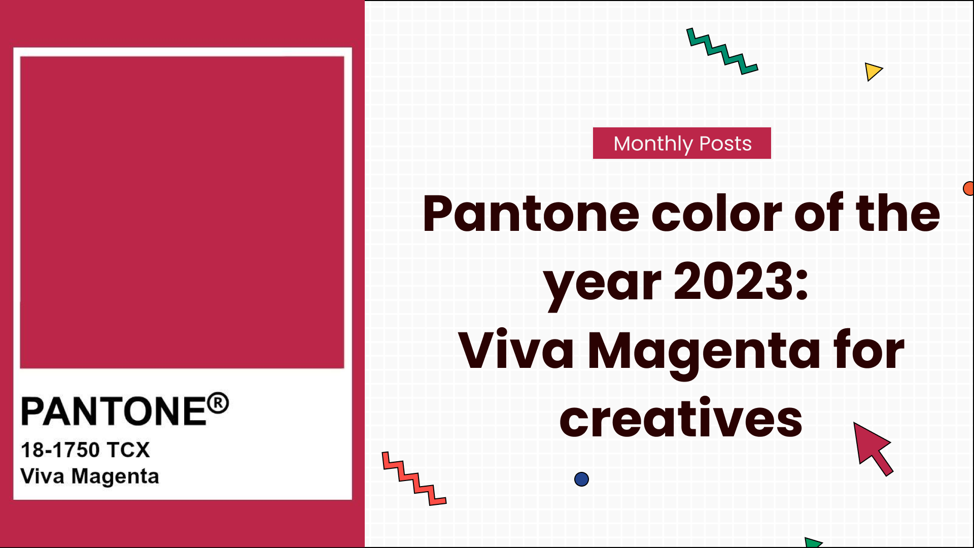 Pantone color of the year 2023: Viva Magenta for creatives - GoVisually