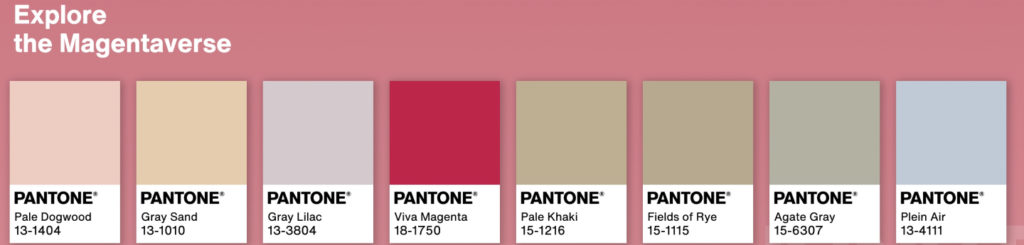 pantone color of the year 2023 - magentaverse