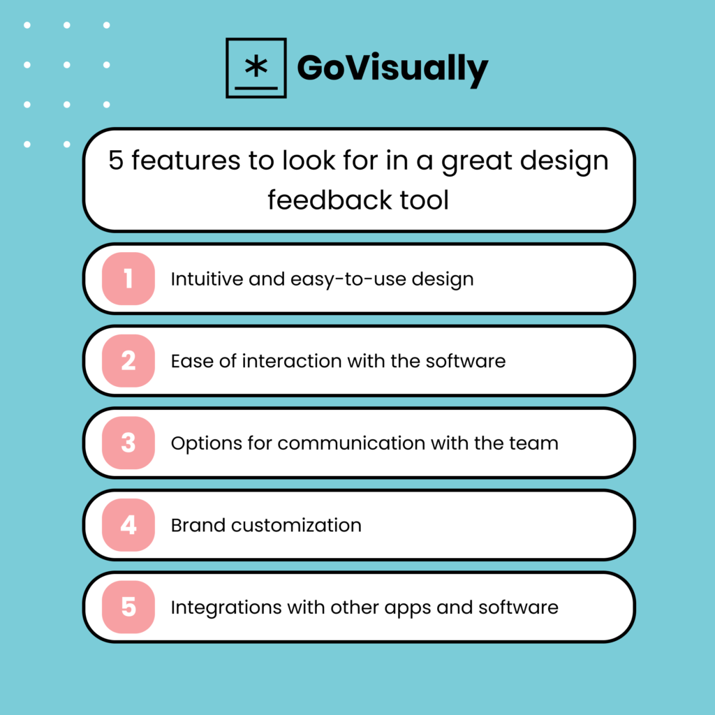 5 features to look for in a great design feedback tool