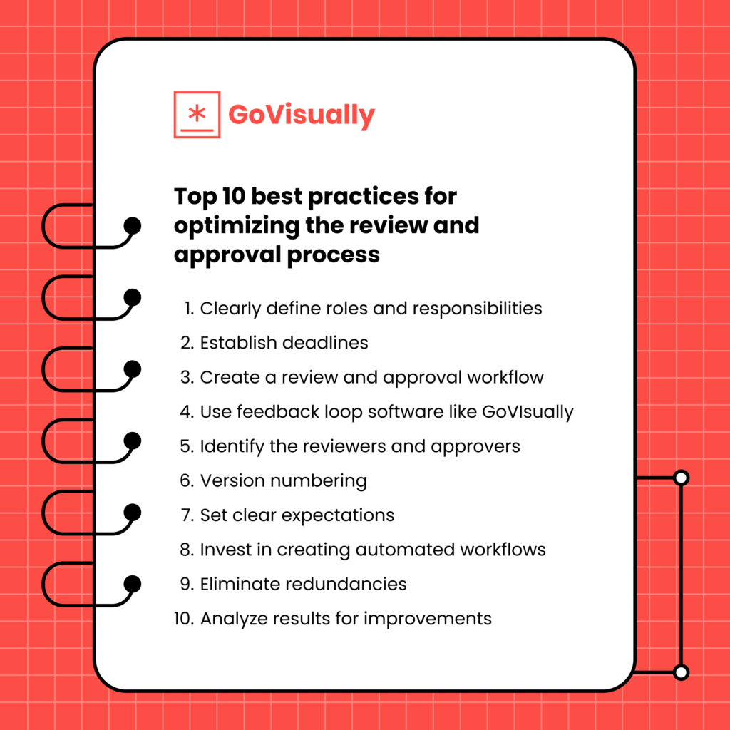 Top 10 best practices for optimizing the review and approval process