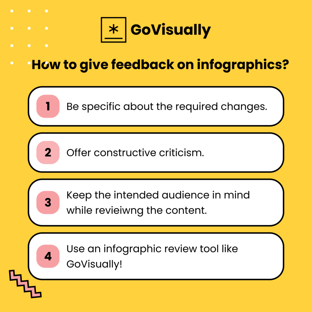 How to give feedback on infographics_