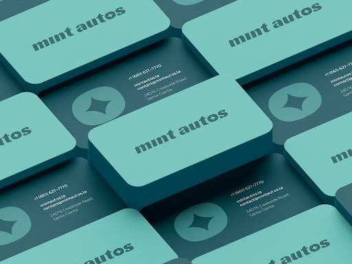 business-card-with-monochrome-palette