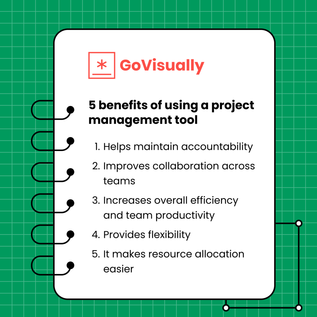5 benefits of using a project management tool