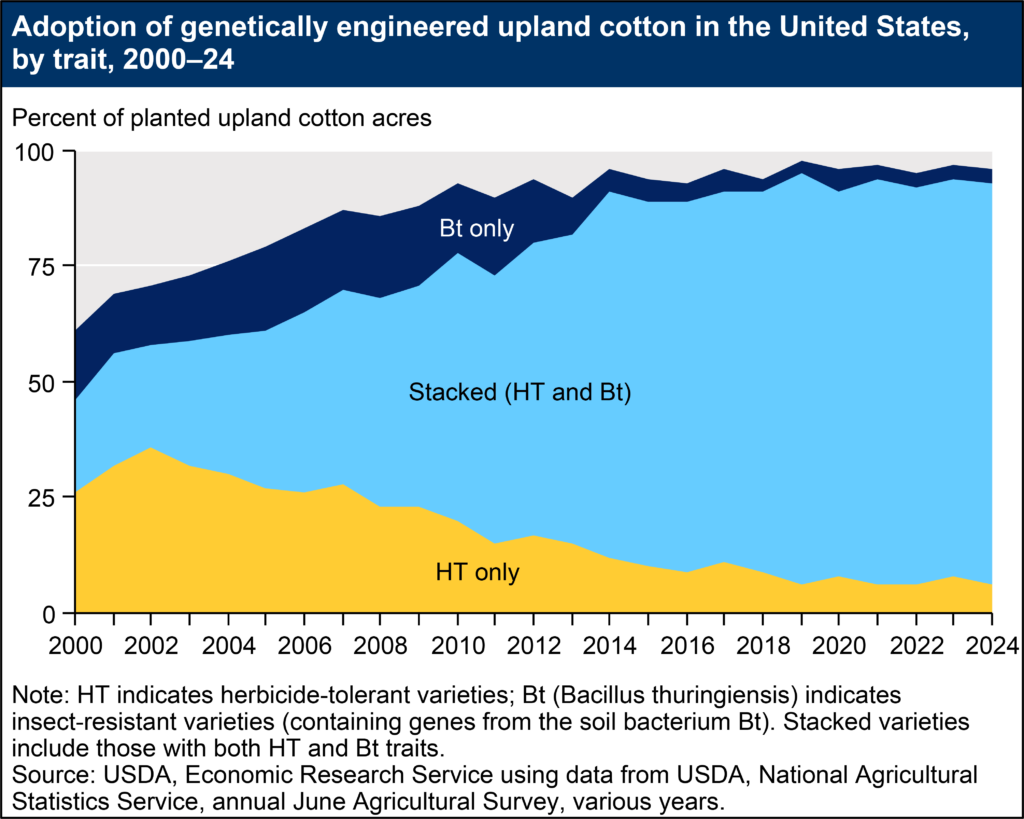 ADOPTION OF GE UPLAND COTTON IN US