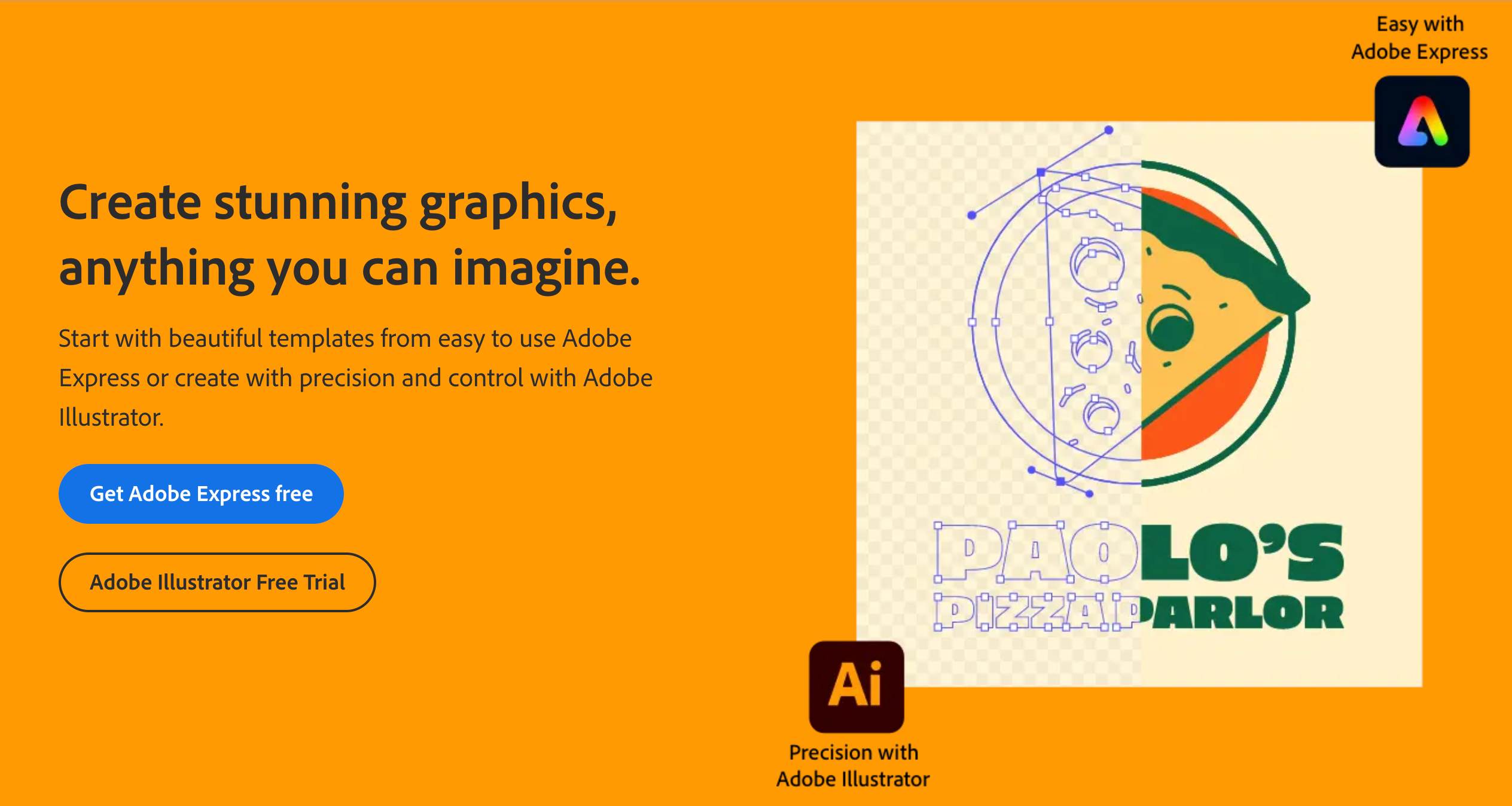 Adobe Illustrator home page